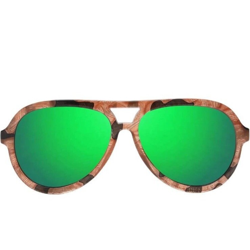 DUCO Retro Aviator Polarized Sunglasses Double Bridge - DC1208